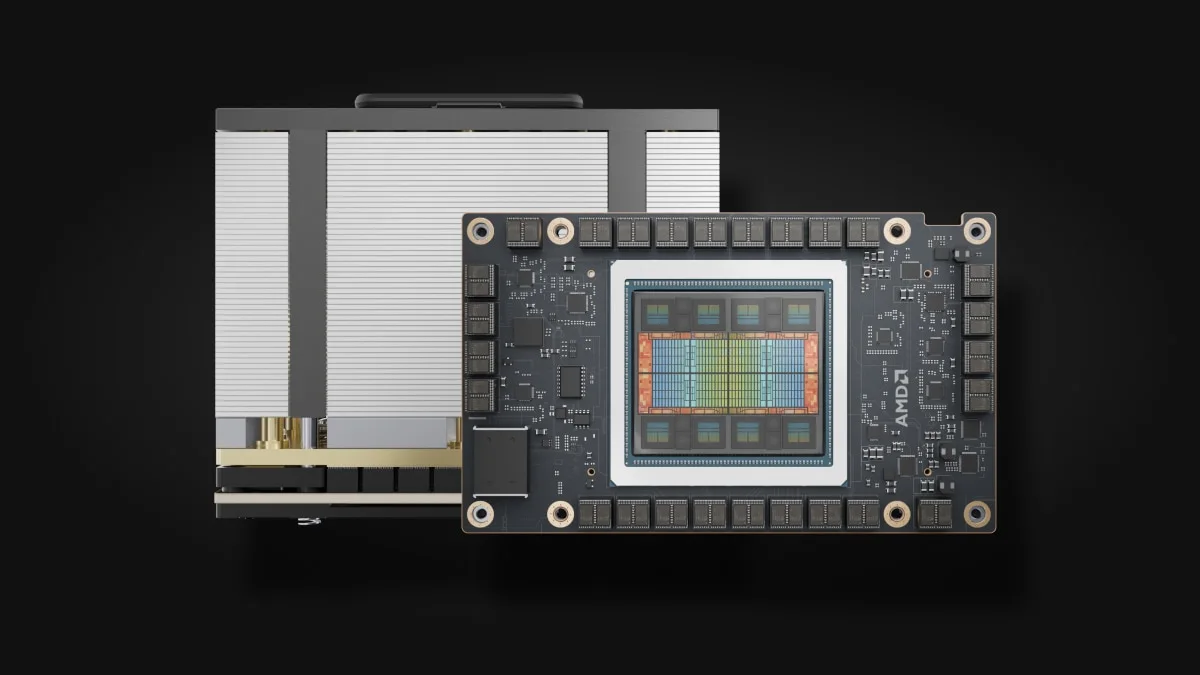 AMD Instinct™ MI325X accelerator module — image courtesy AMD