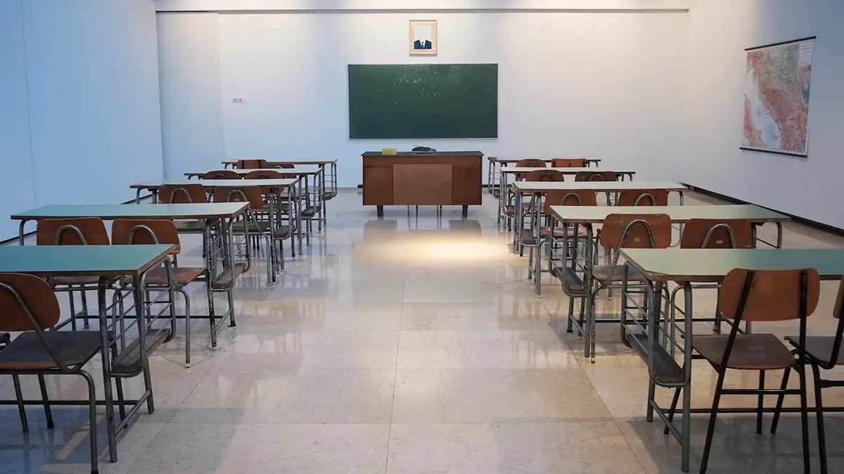 Representative school — not the customer's premises.